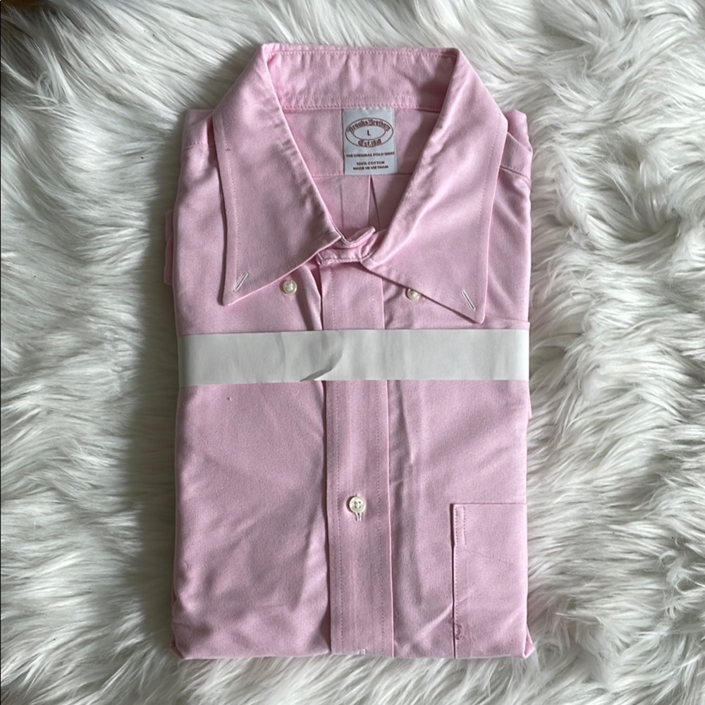 Brooks Brothers Pink Dress Shirt Classic Collar
